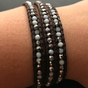 Authentic Chan Luu Leather 3 Wrap Bracelet